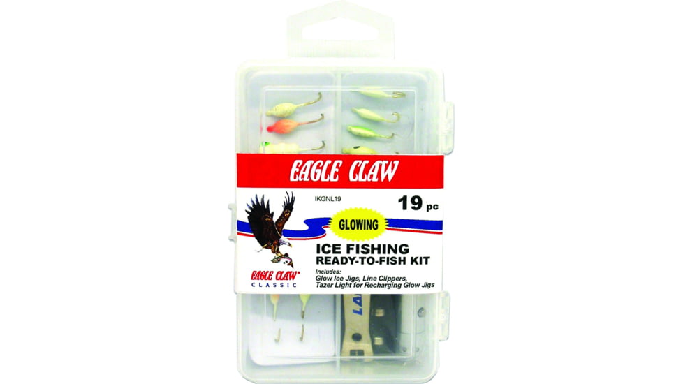 Eagle Claw Glow Jig Ice Fishing Kits
