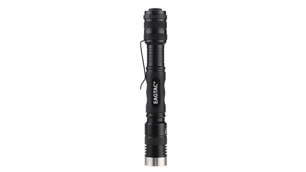 EAGTAC D25A2 Tactical Flashlight, XM-L2 U2 NW LED, 470lm, Black, D25A2-TACTICAL-XML2-NW