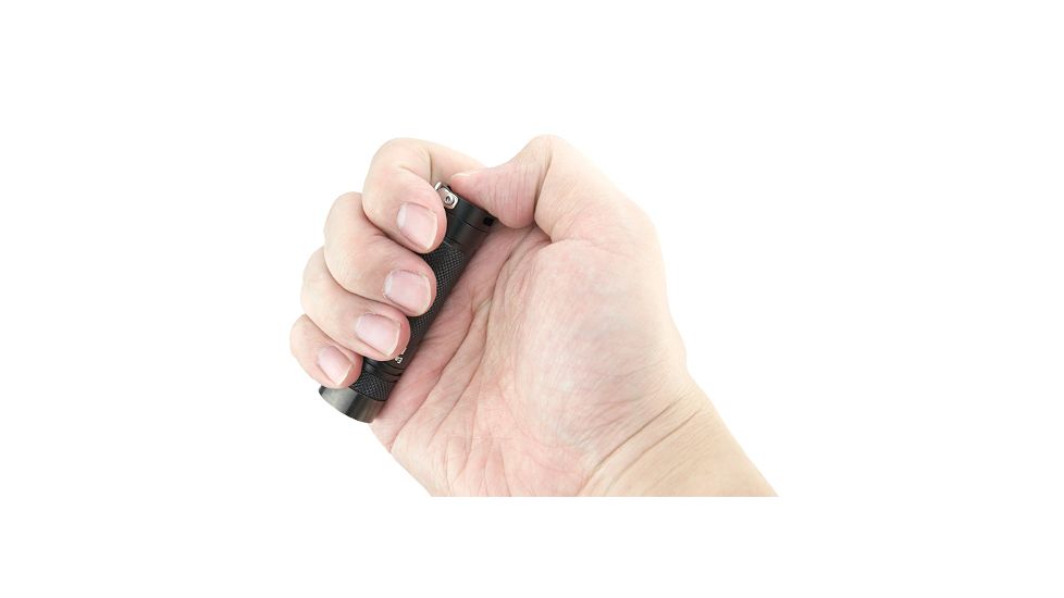 Eagtac D25C Clicky XML2 U4 LED Flashlight, Black, Medium, D25CRCXML2