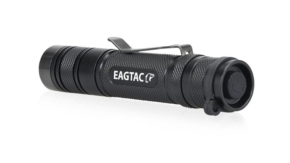 EAGTAC D25LC2 RC Clicky Flashlight, XP-G2 S3 LED, 599lm,1x18650,2xCR123A, Black, D25LC2-CLICKY-XPG2-CW