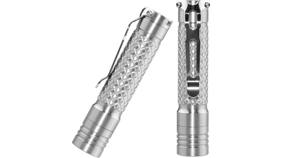 EAGTAC D3A RC Titanium Flashlight,Luminus SST20 CRI-95 4000K NW LED, 275lm, Silver, D3A-CLICKY-TI-SST20-NW