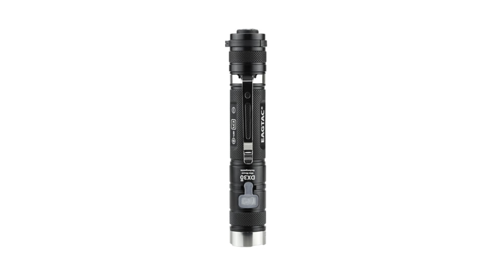 EAGTAC DX30LC2-BR Rechargeable Flashlight Kit, XP-L HI V2 NW LED, 1084lm, Black, DX30LC2BR-XPLHI-KIT-NW