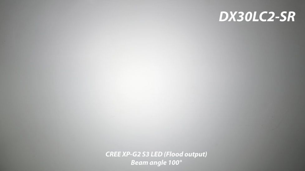 Eagtac DX30LC2-SR Color Side-LED Rechargeable  Flashlight, XP-E2 Green w/ XPL HI LED, 263lm w/ 1160lm, Black 2737