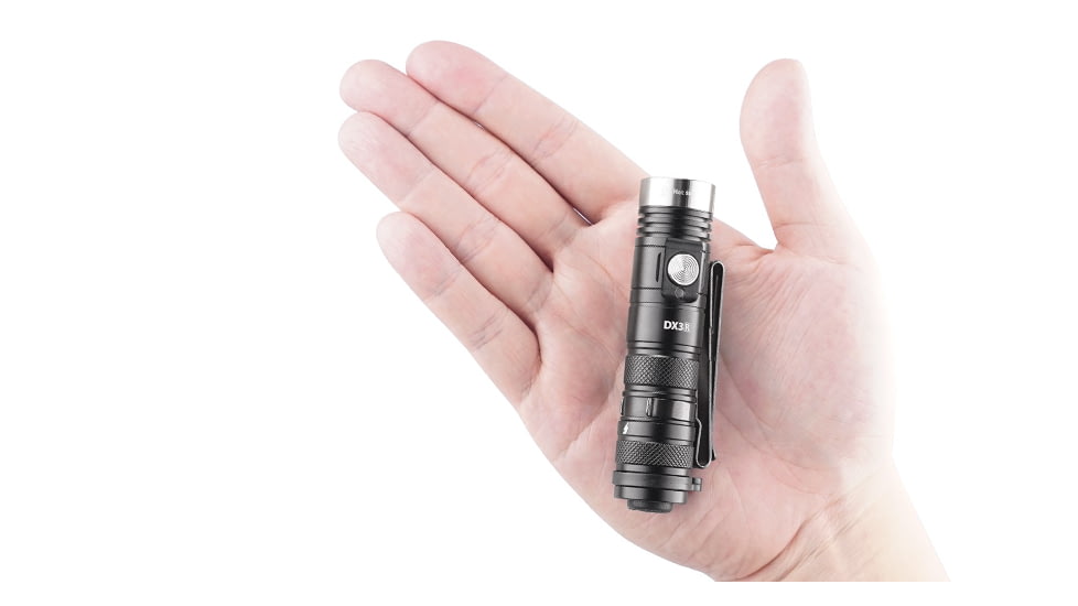 EAGTAC DX3B Clicky MKII Flashlight, Black, 3100lm, DX3B Clicky MKII-SST70-CW