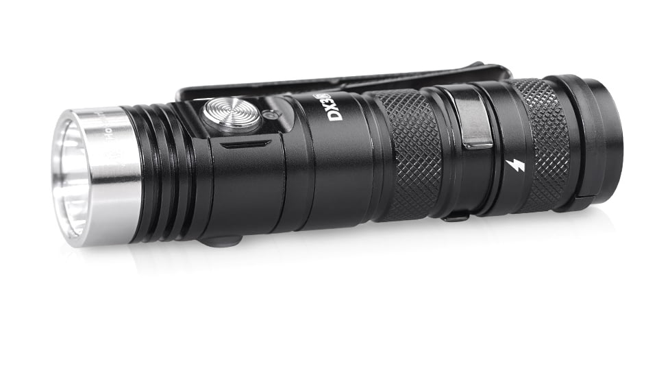 EAGTAC DX3B Clicky MKII Flashlight, Black, 3100lm, DX3B Clicky MKII-SST70-CW