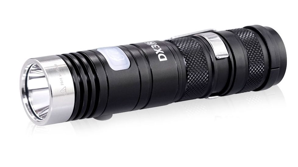 EAGTAC DX3B Clicky Rechargeable XHP50.2 NW LED 2325 Lumen Flashlight, Black, DX3B-CLICKY-XHP502-REG-NW