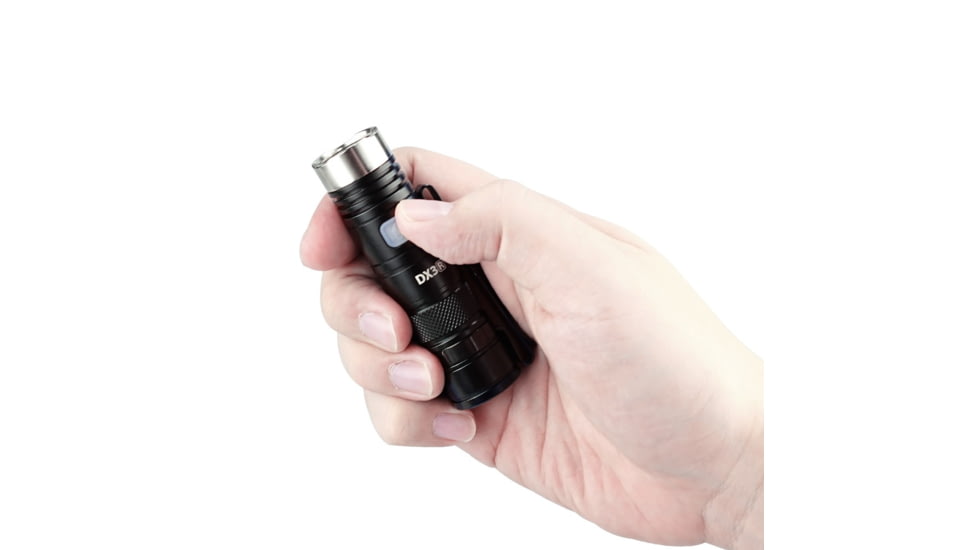 EAGTAC DX3B Mini Pro Flashlight, XHP50.2 CW LED, 2480lm, Black, DX3BM-XHP502-PRO-CW