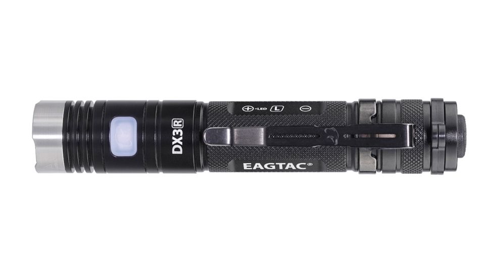 EAGTAC DX3L Flashlight, XHP50.2 CW LED, 2500lm, Black, DX3L-XHP-502-CW