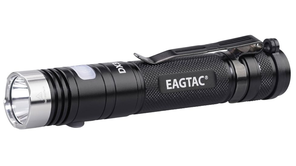 EAGTAC DX3L Flashlight, XHP50.2 CW LED, 2500lm, Black, DX3L-XHP-502-CW