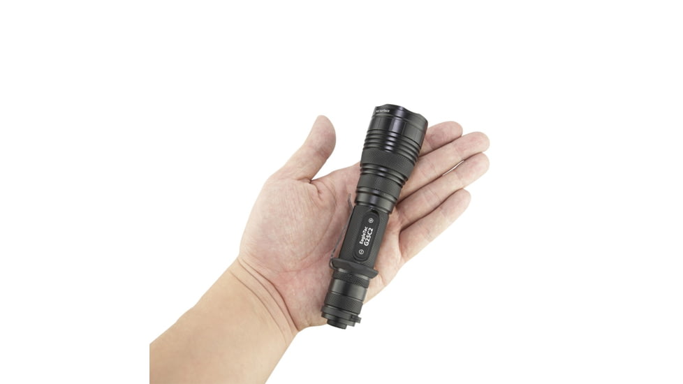 EAGTAC G25C2 Flashlight Kit, XM-L2 U4 CW LED, 1351lm, Black, G25C2-XML2-KIT-CW