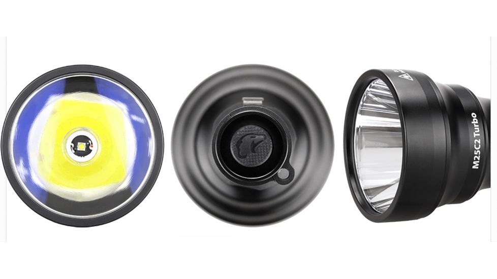 Eagtac M25C2 Turbo  Flashlight, XM-L2 CW U2 LED, 1180lm, Black 2259