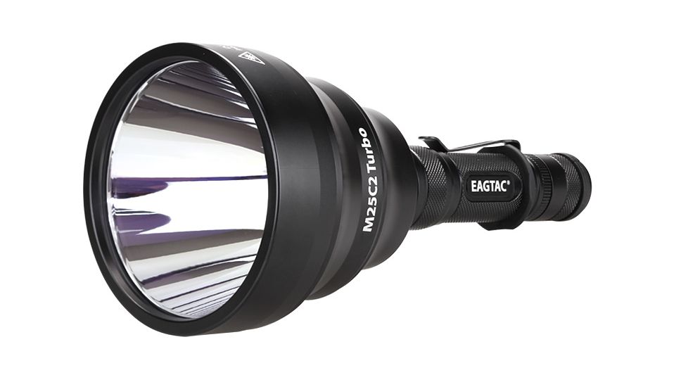 Eagtac M25C2 Turbo  Flashlight, XM-L2 CW U2 LED, 1180lm, Black 2259