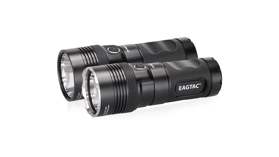 EAGTAC MX25L4 Flashlight, XHP50 J4 LED, 3640lm, Black, MX25L4-XHP50-BASE-CW