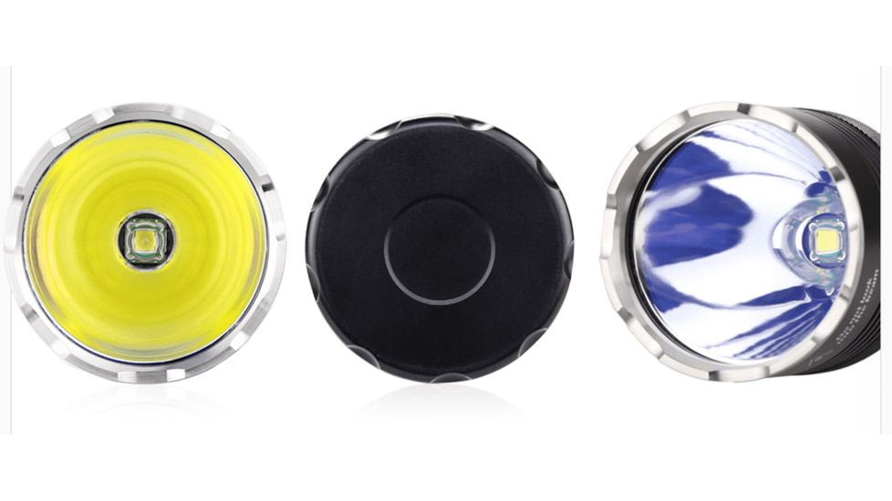 EAGTAC MX25L4 Flashlight, XHP50 J4 LED, 3640lm, Black, MX25L4-XHP50-BASE-CW