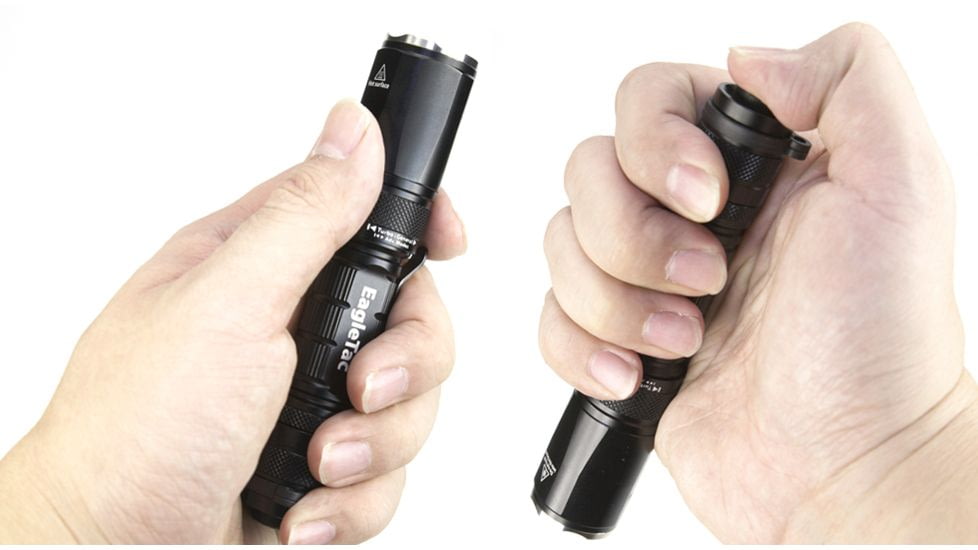 EAGTAC P20C2 Flashlight, XP-G2 R5 NW LED, 530lm, Black, P20C2-XPG2-BASE-NW