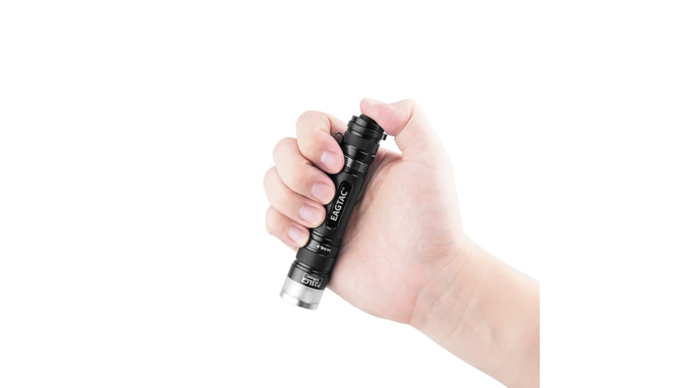 EAGTAC P25LC2 Diffuser Flashlight, XM-L2 U2 NW w/ LEDarray LED, 1150lm w/ 475lm, Black, P25LC2-Diffuser-XML2-NW