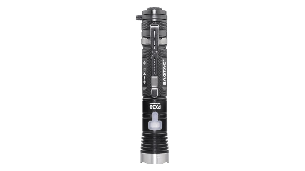 EAGTAC PX30LC2-R Base Flashlight, Nichia 219C CRI92 4000K LED, 800lm, Black, PX30LC2R-219C-BASE-NW