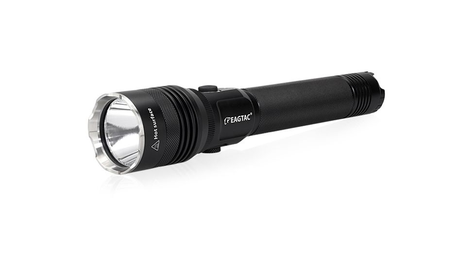 Eagtac Rechargeable SX25L2 XM-L2 U4 1494 Lumens LED Flashlight Kit, Black, Medium, SX25L2XML2KIT