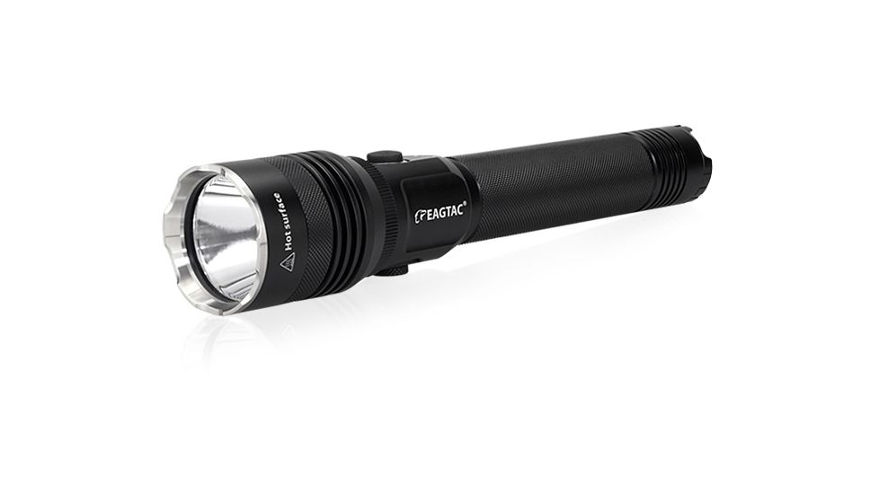 Eagtac Rechargeable SX25L2 XM-L2 U4 1494 Lumens LED Flashlight, Black, Medium, SX25L2XML2