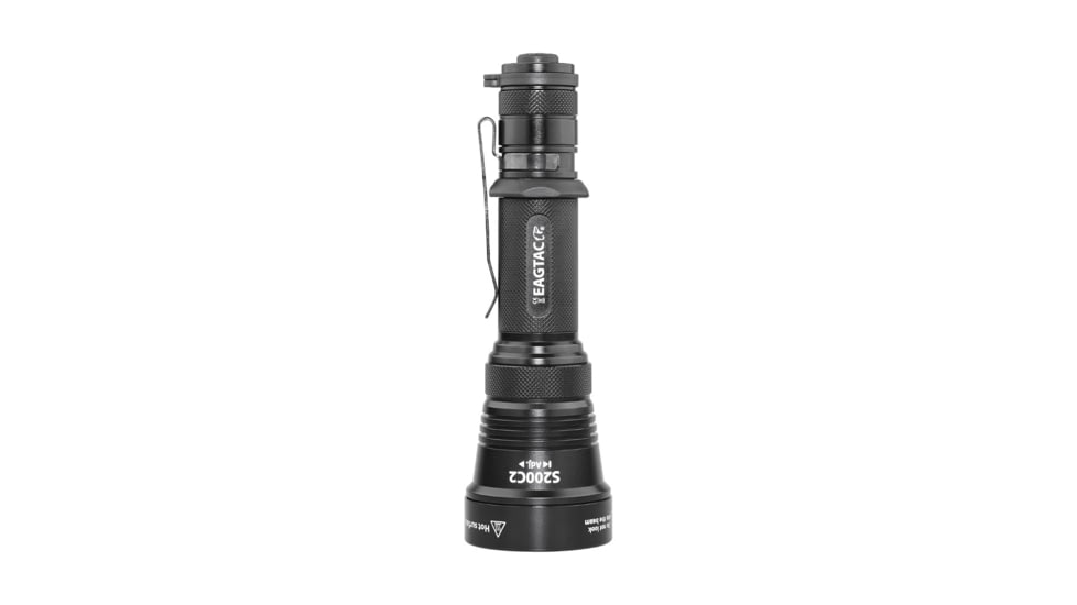 EAGTAC S200C2 Flashlight, XM-L2 U4 CW LED, 1278lm, Black, S200C2-XML2-BASE-CW