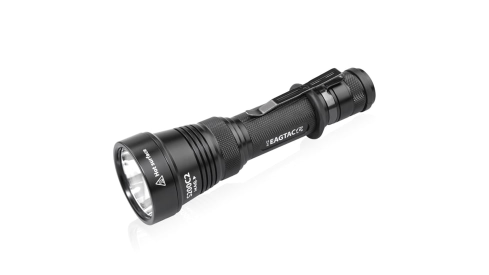 EAGTAC S200C2 Flashlight, XM-L2 U4 CW LED, 1278lm, Black, S200C2-XML2-BASE-CW