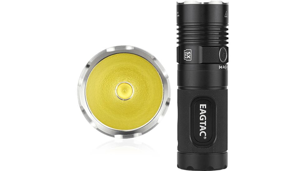 EAGTAC SX25L3 Flashlight, XM-L2 U2 NW LED, 1490lm, Black, SX25L3-XML2-BASE-NW