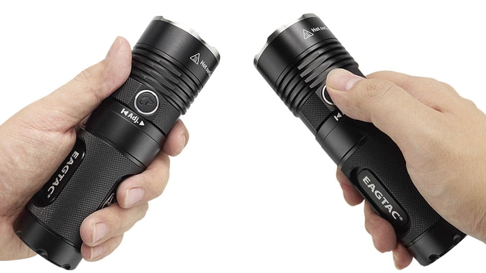 EAGTAC SX25L3 Flashlight, XM-L2 U2 NW LED, 1490lm, Black, SX25L3-XML2-BASE-NW