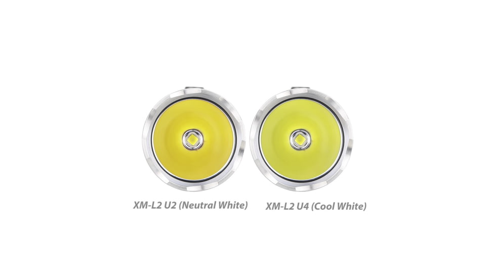 EAGTAC T25C2 Flashlight Kit, XM-L2 U2 NW LED, 1180lm, Black, T25C2-XML2-KIT-NW