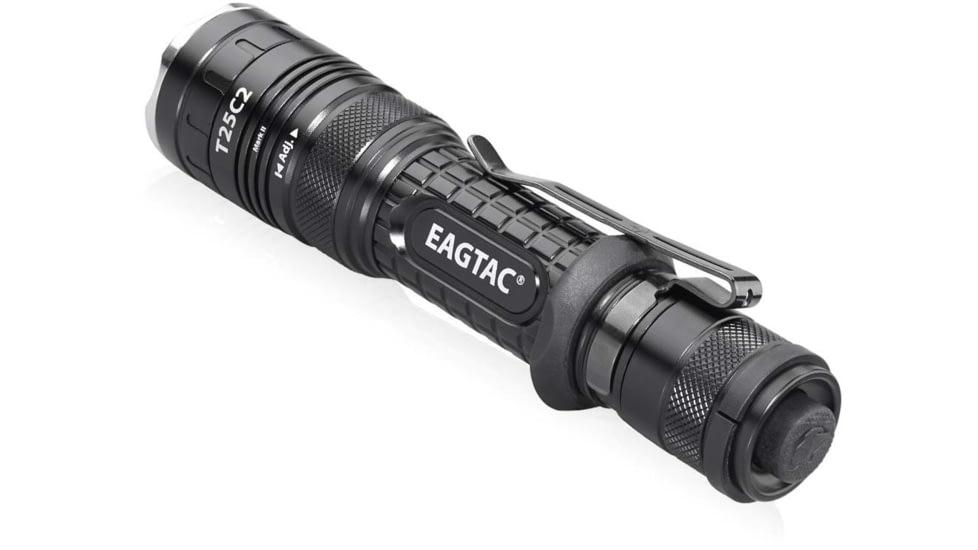 EAGTAC T25C2 MKII Pro Flashlight, XHP35 HD NW LED, 1860lm, Black, T25C2-MKII-XHP35-HD-PRO-NW