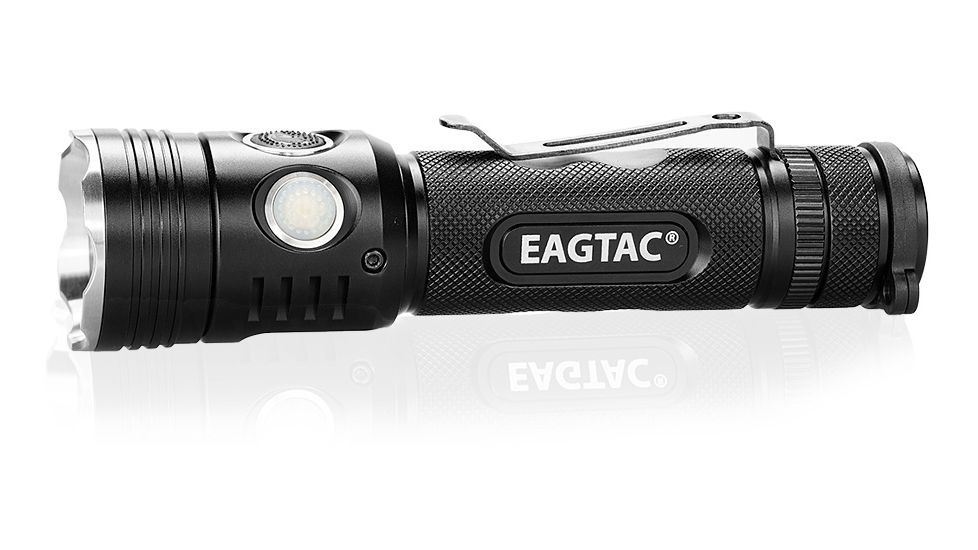 Eagtac TX30C2, XHP35 HD CW LED, 2000 lumens, Black, Flashlight Only, 2938