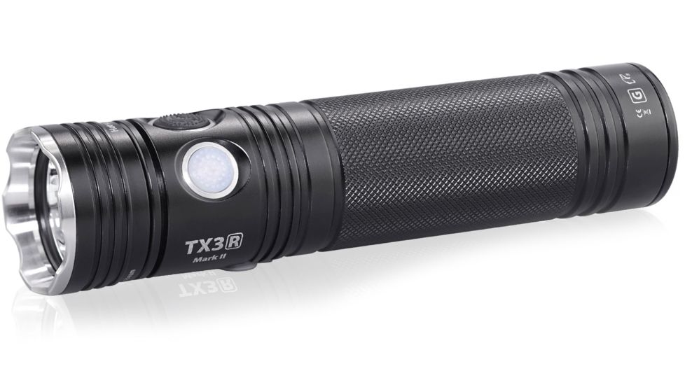 EAGTAC TX3G MKII Pro Flashlight, XHP70.2 CW LED, 3550lm, Black, Medium 4203