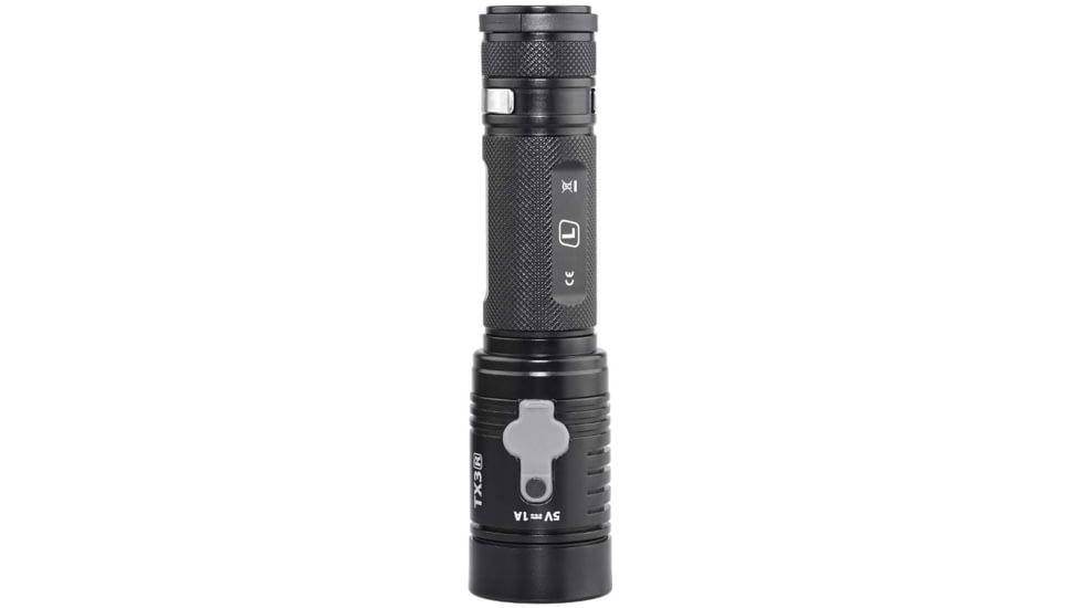 EAGTAC TX3L Base XJP35 HI CW, 2100 Lumen, USB Rechargeable Flashlight, Black, TX3L-XHP35-HI-REG-CW
