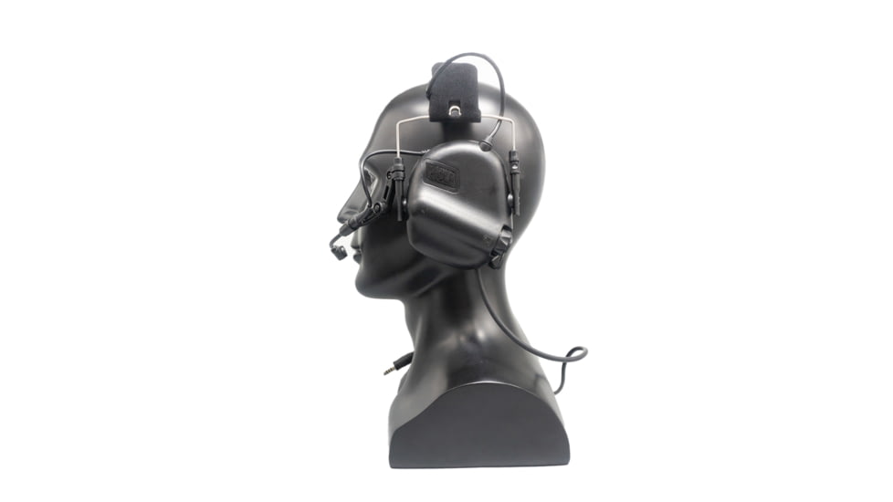Earmor ElectronicHeadset Communication w/ Gel Earpads &amp; Nexus TP-120 Cable, 22dB, Tactical Black, M32-BK PLUS