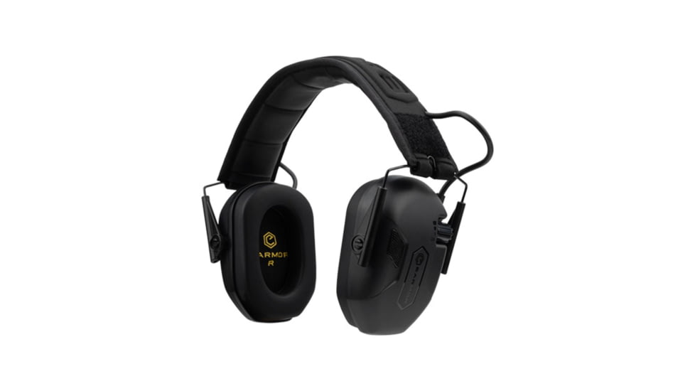 Earmor Sport Shooting ElectronicEar Muffs w/ Foam Earpads, 22dB, Tactical Black, M300A-BK