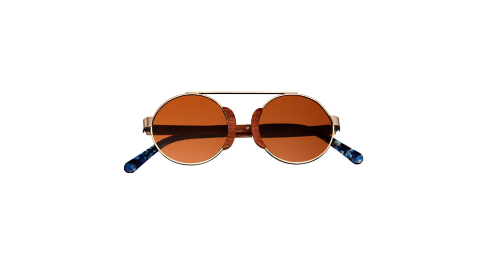 Earth Anakena Sunglasses, Brown Frame, Brown Polarized Lens, Brown/Brown, One Size, ESG038B