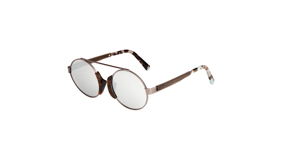 Earth Anakena Sunglasses, Espresso Frame, Silver Polarized Lens, Espresso/Silver, One Size, ESG038E