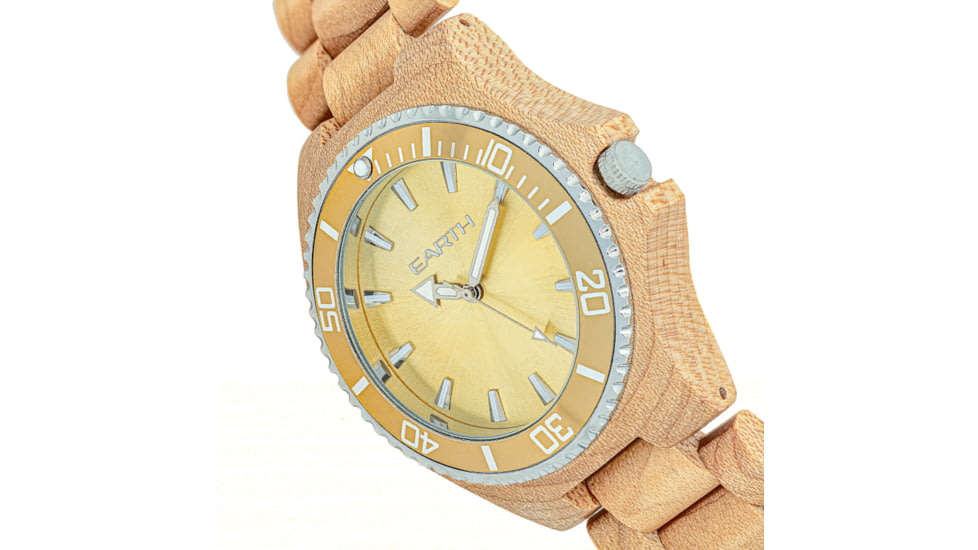 Earth Centurion Watch, Gold/Khaki/Tan, One Size, ETHEW6001