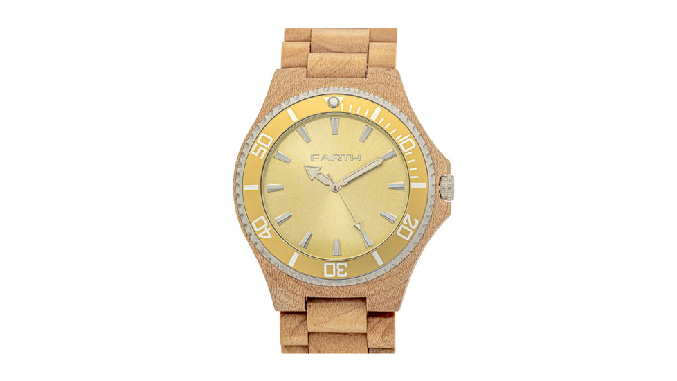 Earth Centurion Watch, Gold/Khaki/Tan, One Size, ETHEW6001