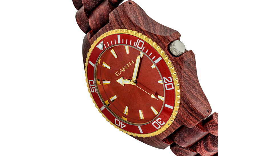 Earth Centurion Watch, Red/Red, One Size, ETHEW6003