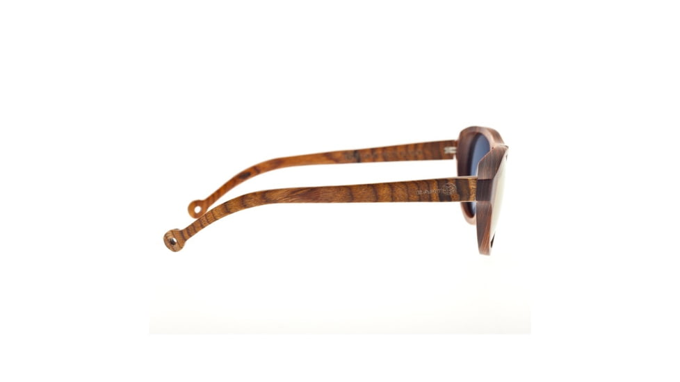 Earth Coronado Ebony Wood Sunglasses, Brown Stripe Wood, ESG019WB