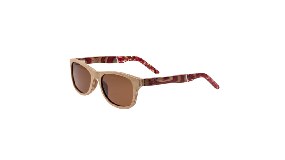 Earth Wood El Nido Polarized Sunglass, Khaki/tan/Brown, One Size, ESG070R