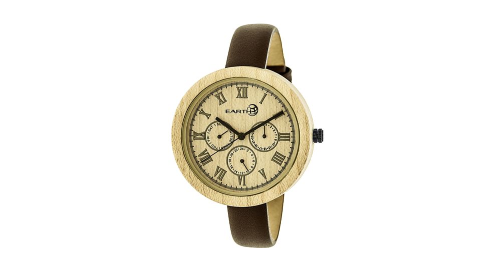 Ew3801 Brush Ladies Watch, Dark Brown
