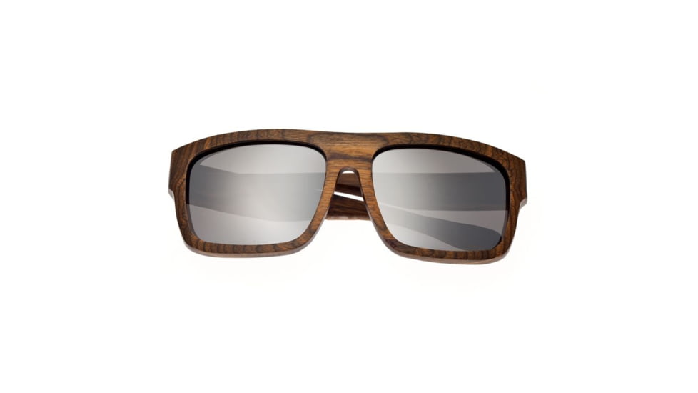 Earth Hermosa Ebony Wood Sunglasses, Brown Stripe Wood, ESG097WB