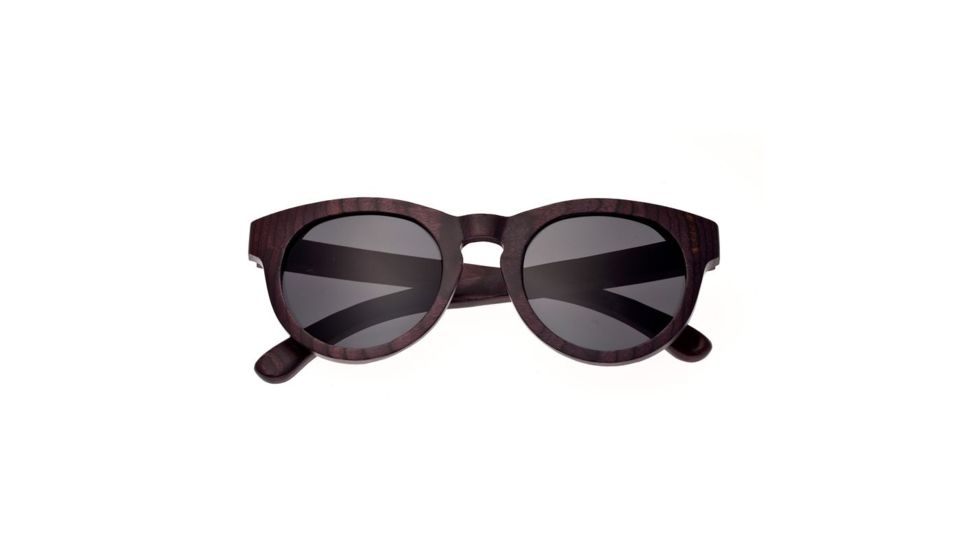 Earth Manhattan Bamboo Wood Sunglasses, Plum Stripe Wood ESG007BB