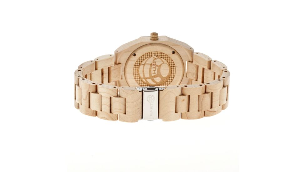 Earth Medullary Ray Wooden Watch, Khaki/Tan, Men ETHEW1901