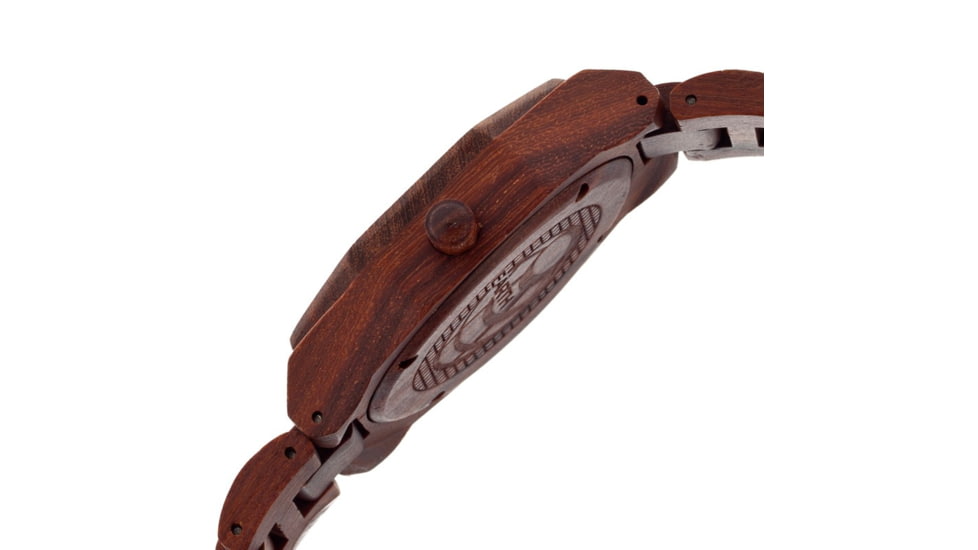 Earth Medullary Ray Wooden Watch, Red, Unisex ETHEW1903