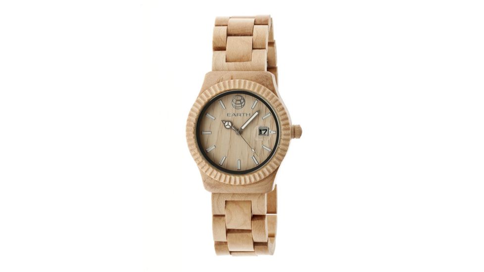 Earth Pith Wooden Unisex Watch, Khaki/Tan ETHEW1801