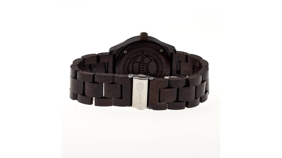Earth Pith Wooden Unisex Watch, Dark Brown ETHEW1802