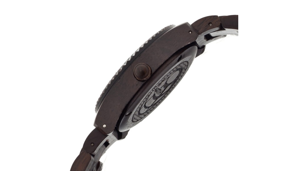 Earth Pith Wooden Unisex Watch, Dark Brown ETHEW1802