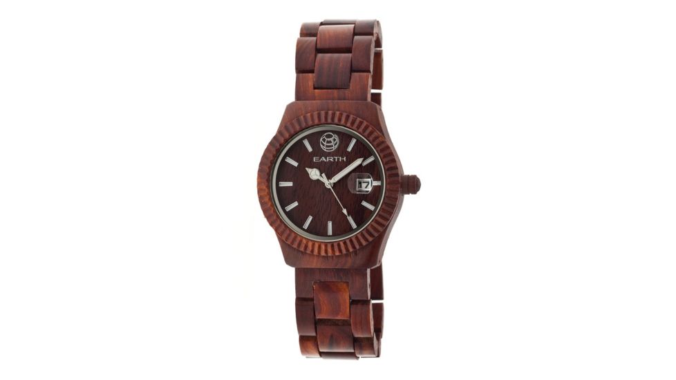 Earth Pith Wooden Unisex Watch, Red ETHEW1803